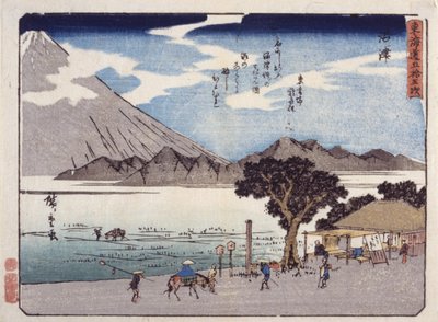 Numazu door Ando or Utagawa Hiroshige