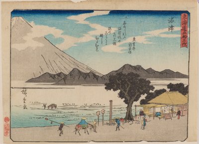 Numazu door Ando or Utagawa Hiroshige