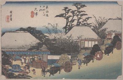 Otsu door Ando or Utagawa Hiroshige