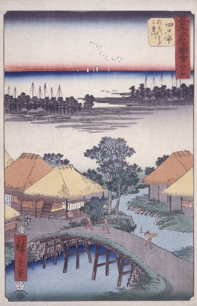 Station 44, Yokkaichi door Ando or Utagawa Hiroshige