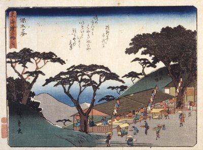 Totsuka door Ando or Utagawa Hiroshige