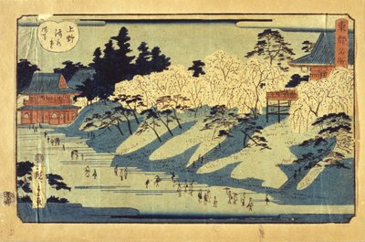Uitzicht op Yedo door Ando or Utagawa Hiroshige