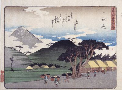Yejira door Ando or Utagawa Hiroshige