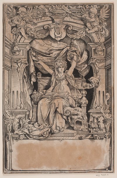 Titelblad en vignet voor een uitgave van "Faust", München 1884 door André Bork