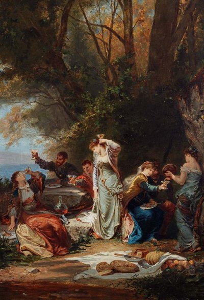 Een feest op het platteland door André Charles Voillemot