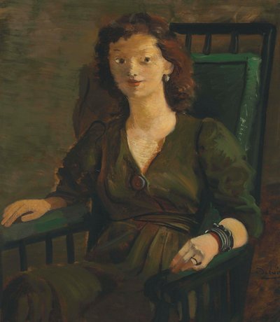 De jonge Engelse vrouw door Andre Derain