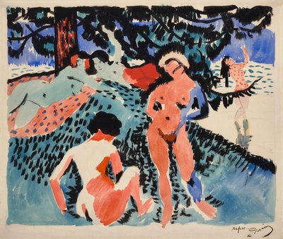 Le Repos door Andre Derain