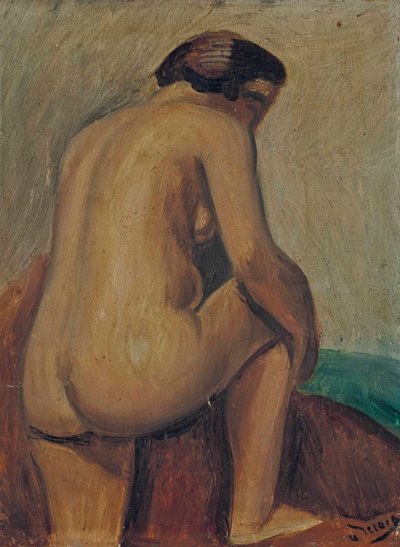 Nu de dos door Andre Derain