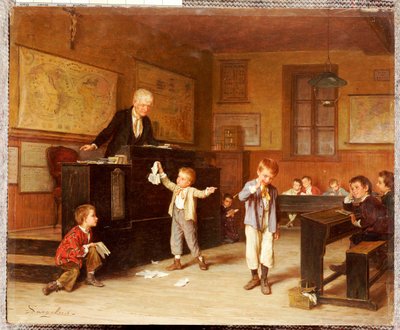 Het Klaslokaal door André Henri Dargelas