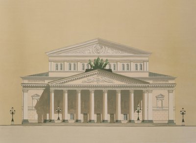 Bolsjojtheater, Moskou, Rusland door Andras Kaldor
