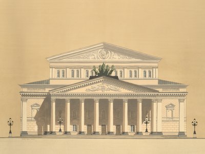 Bolsjojtheater, Moskou, Rusland door Andras Kaldor