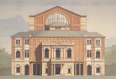 Festspielhaus, Bayreuth, Duitsland door Andras Kaldor