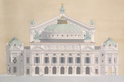 Opera Garnier, Parijs, Frankrijk door Andras Kaldor