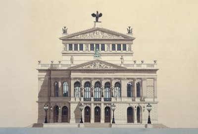 Opera, Frankfurt, Duitsland door Andras Kaldor