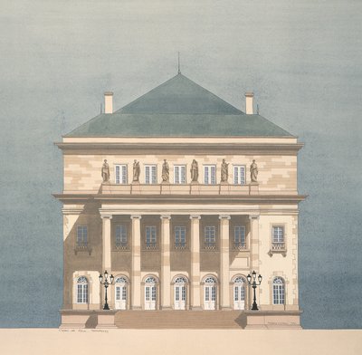Opera du Rhin, Straatsburg, Frankrijk door Andras Kaldor