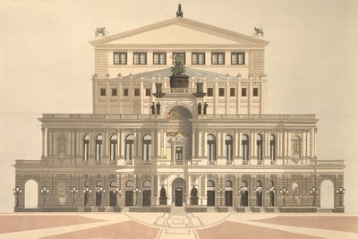 Staatsopera, Dresden, Duitsland door Andras Kaldor