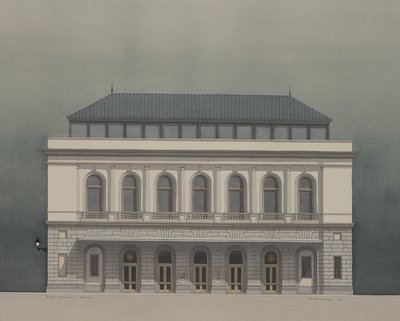 Teatro Comunale, Florence, Italië door Andras Kaldor