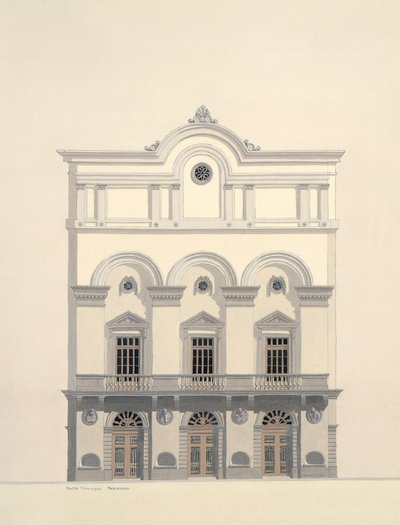 Hoofdtheater, Barcelona, Spanje door Andras Kaldor