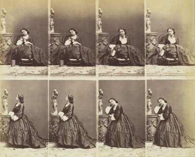 Berthe door Andre Adolphe Eugene Disderi