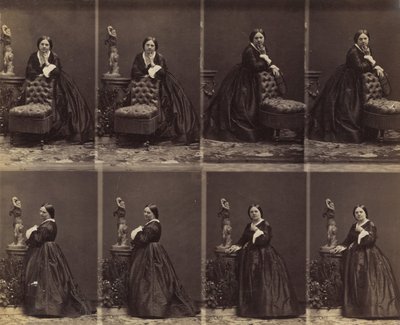 Berthe, 22 januari 1862-april 1862 door Andre Adolphe Eugene Disderi