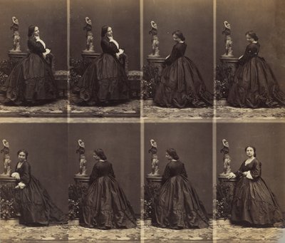 Berthe door Andre Adolphe Eugene Disderi