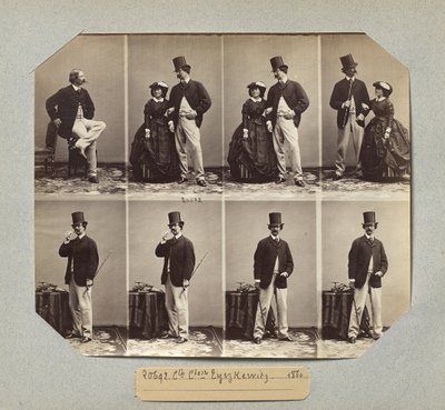 Graaf en Gravin Tyszkiewicz door Andre Adolphe Eugene Disderi