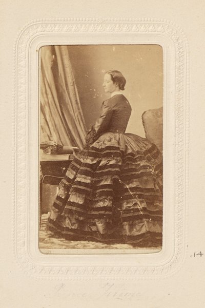 [Keizerin Eugenie]. door Andre Adolphe Eugene Disderi
