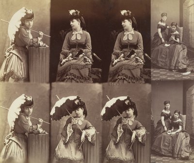 Gabrielle, M. Gutierrez de Estrada, 1867 door Andre Adolphe Eugene Disderi