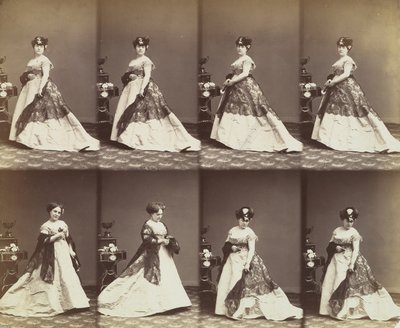 Louise Abigdon, 1866 door Andre Adolphe Eugene Disderi