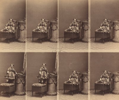 Mademoiselle Trachier door Andre Adolphe Eugene Disderi
