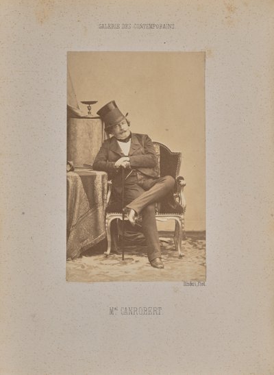 Maarschalk Canrobert door Andre Adolphe Eugene Disderi