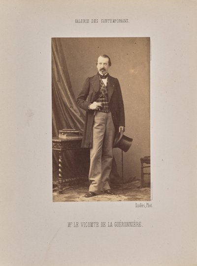 Burggraaf de la Guéronniére door Andre Adolphe Eugene Disderi