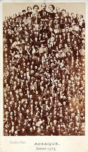 Personages van het Tweede Keizerrijk, c.1860 door Andre Adolphe Eugene Disderi