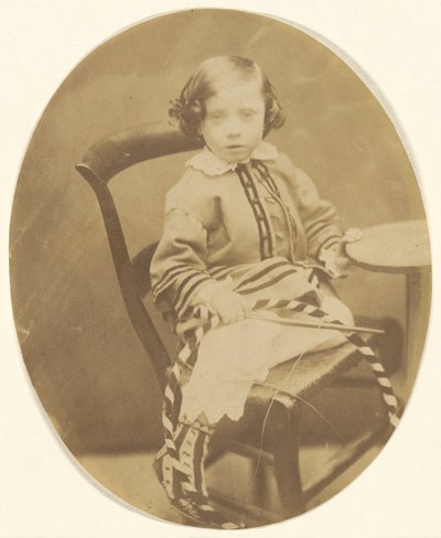 [Portret van een kind door Andre Adolphe Eugene Disderi