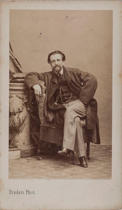 Portret van Arthur Kalkbrenner 1828-1869 door Andre Adolphe Eugene Disderi