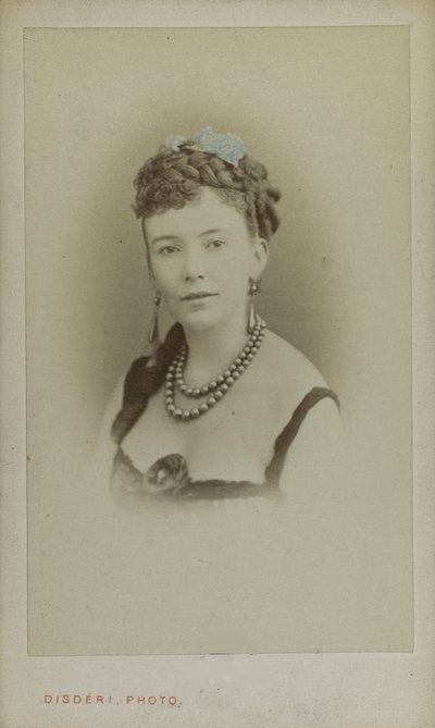 Portret van Cora Pearl 1836-1886, ca 1865 door Andre Adolphe Eugene Disderi