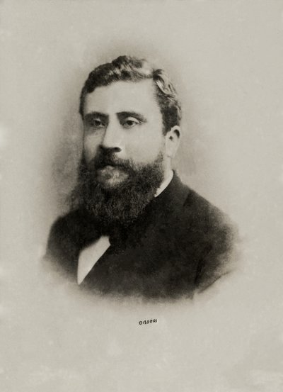 Portret van Jean Jaures ( 1859 door Andre Adolphe Eugene Disderi