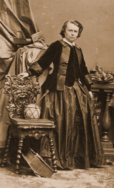 Portret van Rosa Bonheur, c.1861 door Andre Adolphe Eugene Disderi