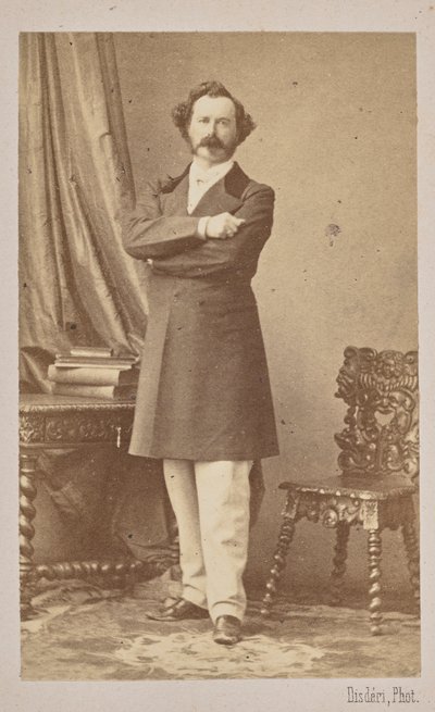 Portret van Sir Robert Peel, 1862 door Andre Adolphe Eugene Disderi
