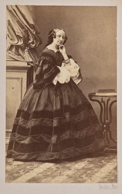 Portret van de ballerina Marie Taglioni 1804-1884 door Andre Adolphe Eugene Disderi