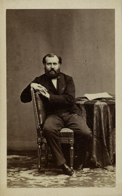 Portret van de componist Charles Gounod 1818-1893 door Andre Adolphe Eugene Disderi