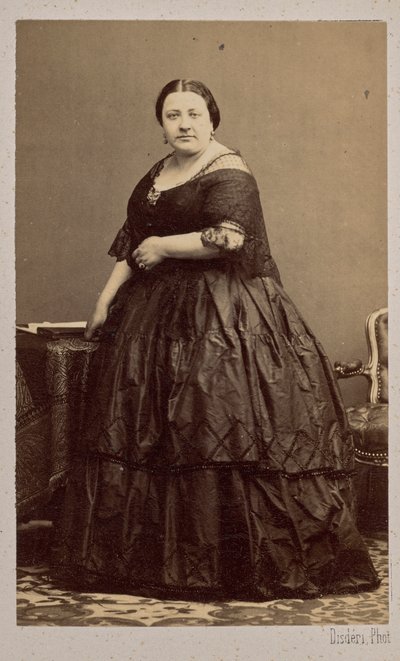 Portret van de operazangeres Marietta Alboni 1826-1894, 1862 door Andre Adolphe Eugene Disderi