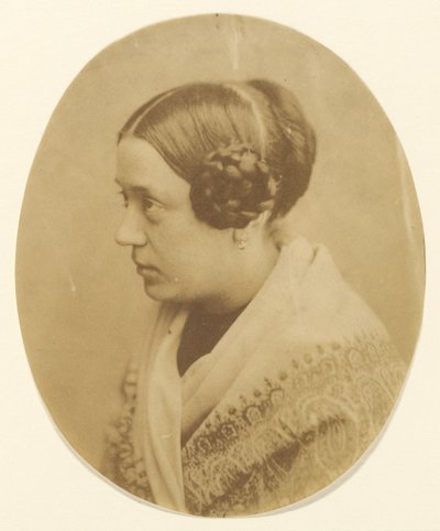 [Profil de Femme (Profiel van een Vrouw)]. door Andre Adolphe Eugene Disderi