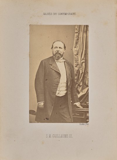 Zijne Majesteit Willem III door Andre Adolphe Eugene Disderi