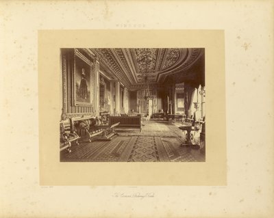 De karmozijnrode tekenkamer door Andre Adolphe Eugene Disderi