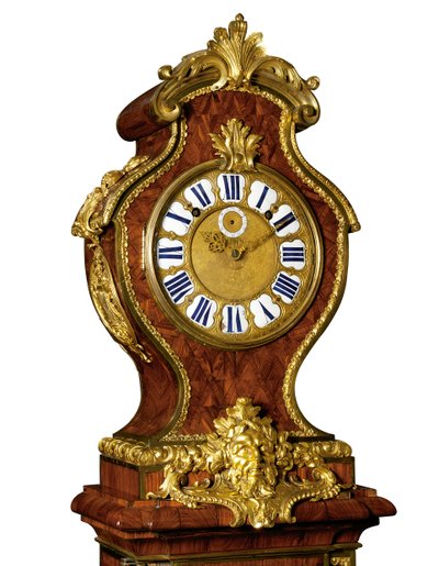 (detail) van een Regence kwartslag regulateur, het uurwerk door Thuret, c.1720 door Andre Charles (attr. to) Boulle