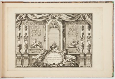 Nieuwe Ontwerpen voor Meubels en Werken van Brons en Marqueterie door Andre Charles Boulle