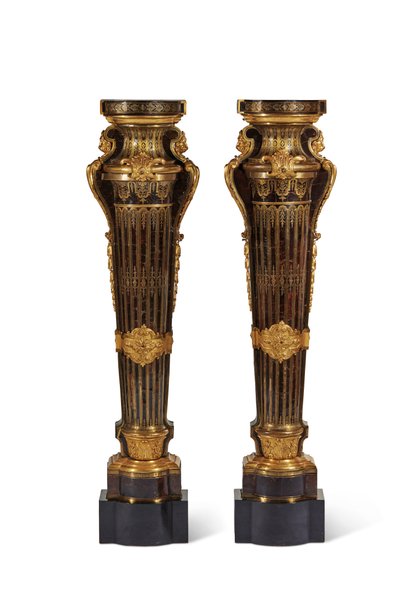 Paar Louis XIV sokkels, 1700-15 door Andre Charles Boulle