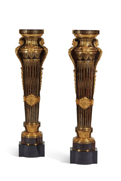 Paar Louis XIV sokkels, 1700-15 door Andre Charles Boulle