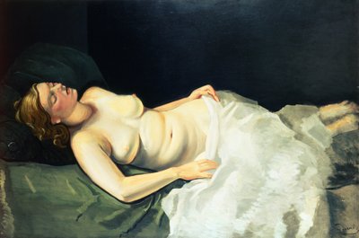 Blonde Nude Sleeping door Andre Derain